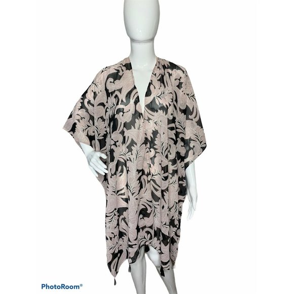 Willi Smith Tops - Willi Smith Women's 2X Open Duster Cardigan Beige